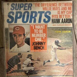 Super Sports 1970 Magazine Hank Aaron Johnny Bench Tom Seaver